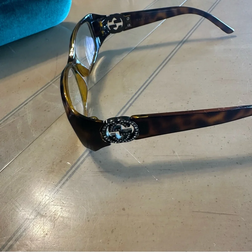 Gucci Women's Elegant Brown Glasses